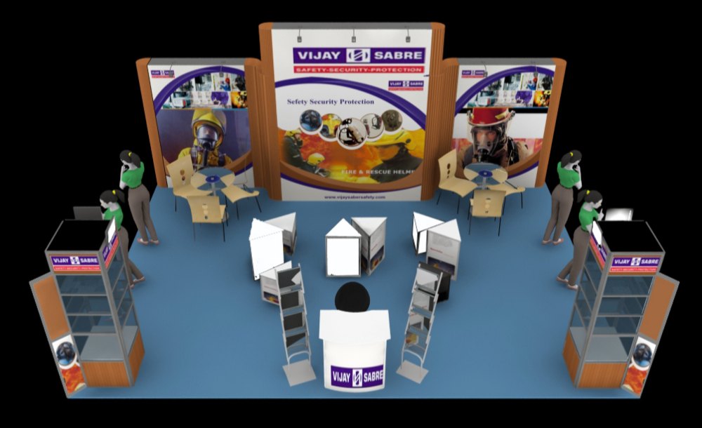 Portable Exhibition Kits, Packaging Type: Box