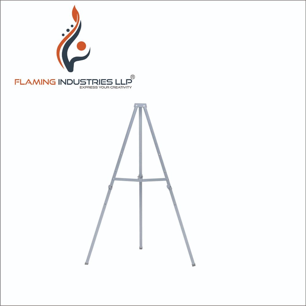 Grey Three Leg White Board Stand, Size: 5feet