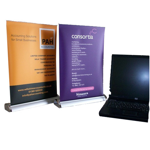 Mini Roll Up Standee, Size: A4