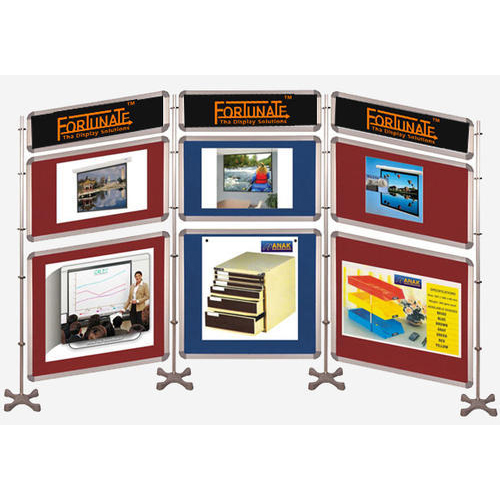 Maroon And Beige Exhibition Display System