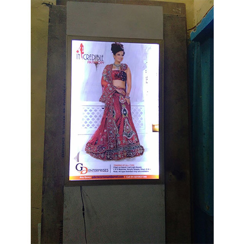 Led Aluminum Slimlight Signage Frame, For Advertising, Shape: Rectangular