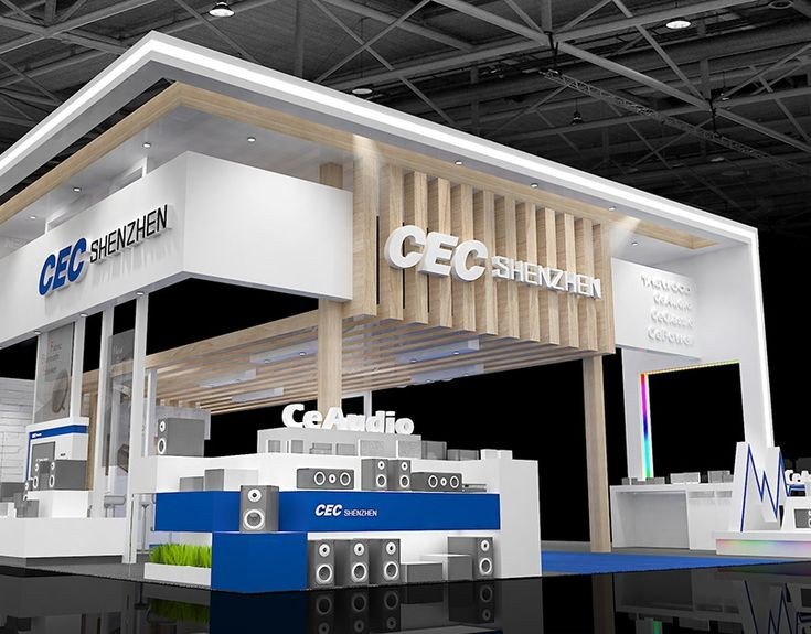Wooden Geo Smart India Exhibition Stall img