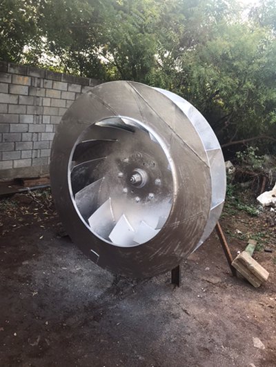 150 Mm Wg 100 Hp Centrifugal Fans, For Industrial