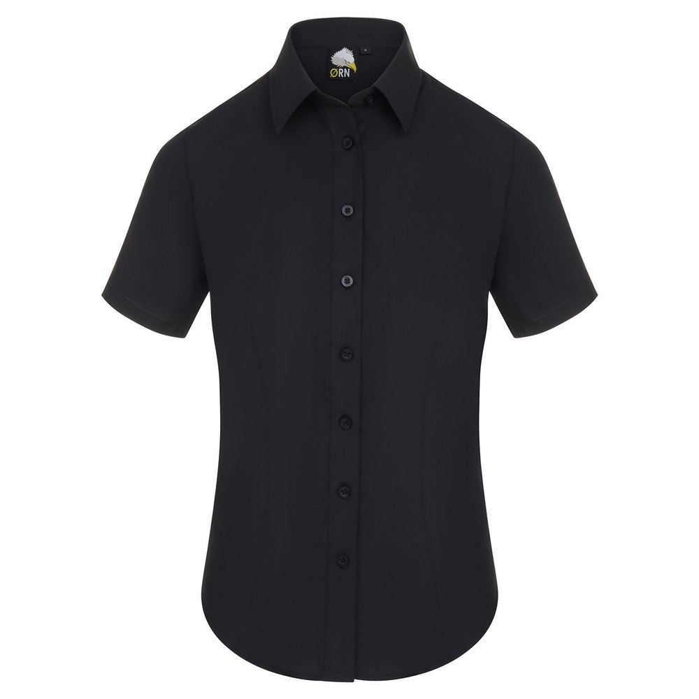 ORN 65% Polyester / 35% Cotton The Essential S/S Blouse 5450, Size: 6 - 30 Inclusive