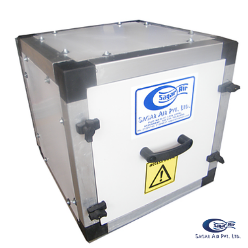 Single Skin Also Avilable Double SKin SAAPB Series Air Handling Unit Plenum Boxes, PUF, Epoxy Powder Coated