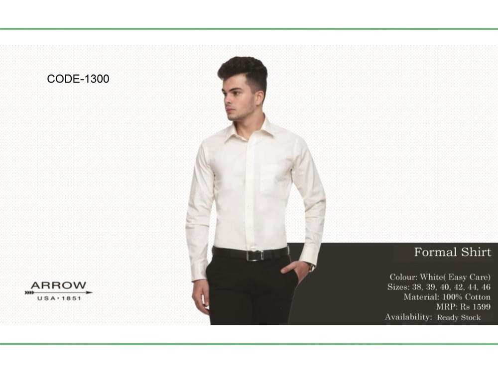 Full Sleeve As in Image Branded Executive Shirts