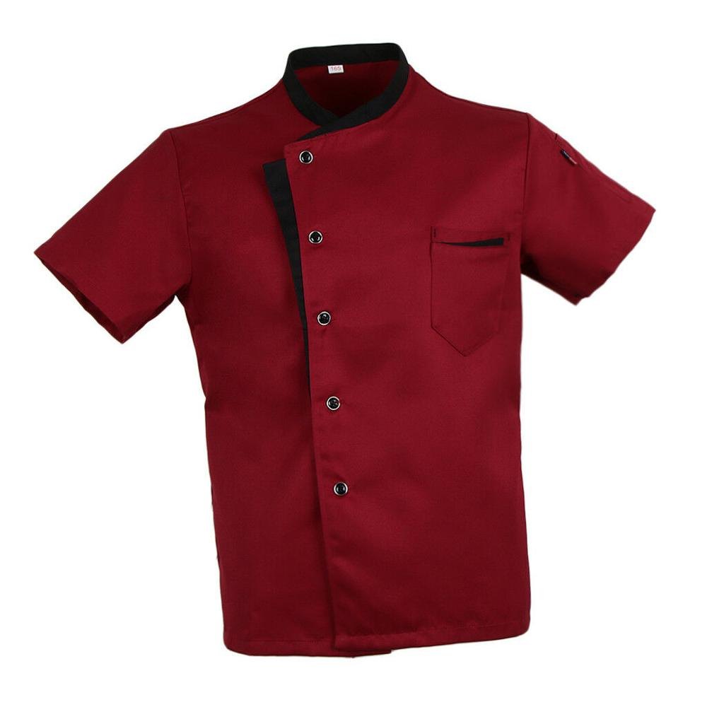 Cotton Maroon Chef Coat