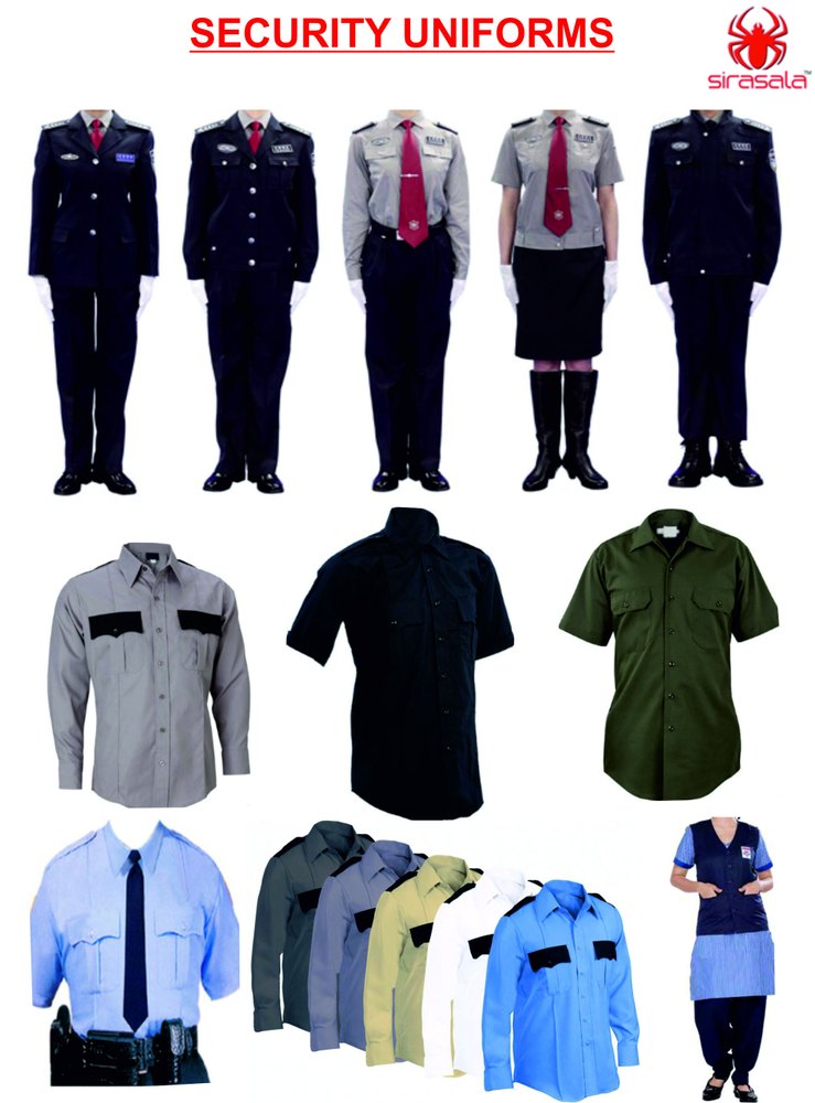 Poly Cotton Security Guards Uniform / Security Uniform for Men and Women