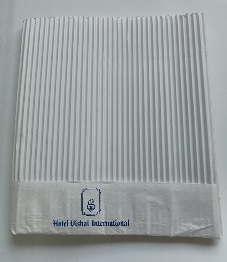 White Unisex Disposable Hotel Chef Cap