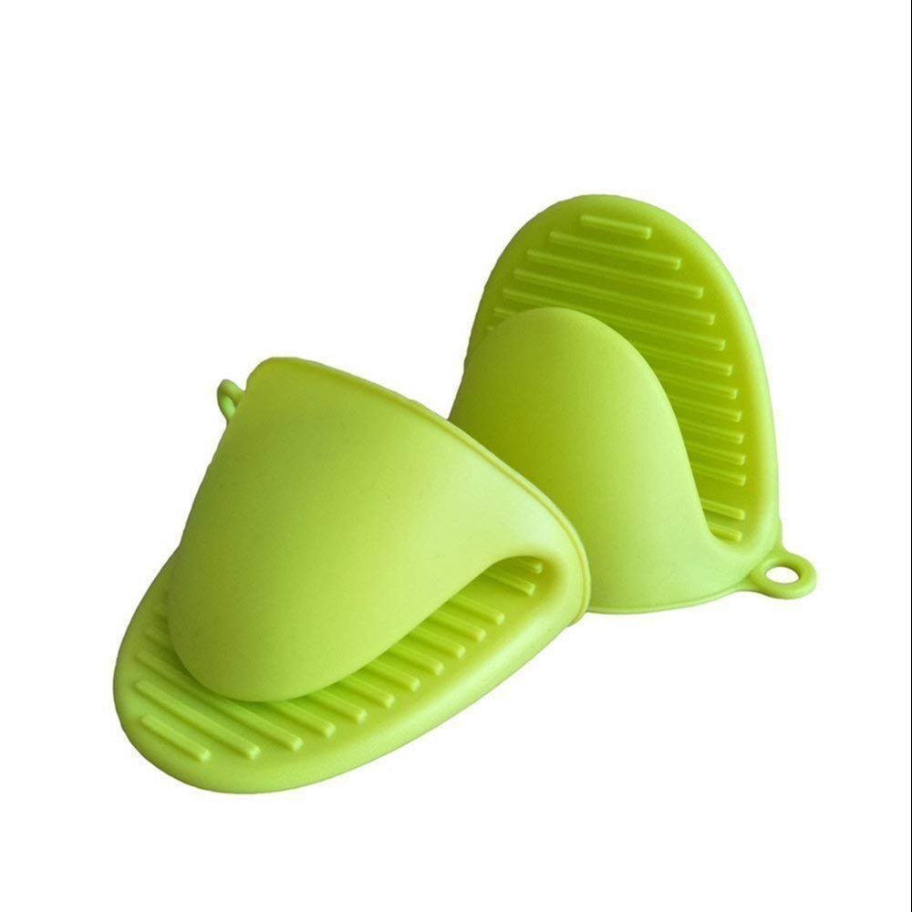 Silicone Microwave Oven Heat Resistant Pinch Grip Mitten Oven Mitt Gripper Grip Multicolor