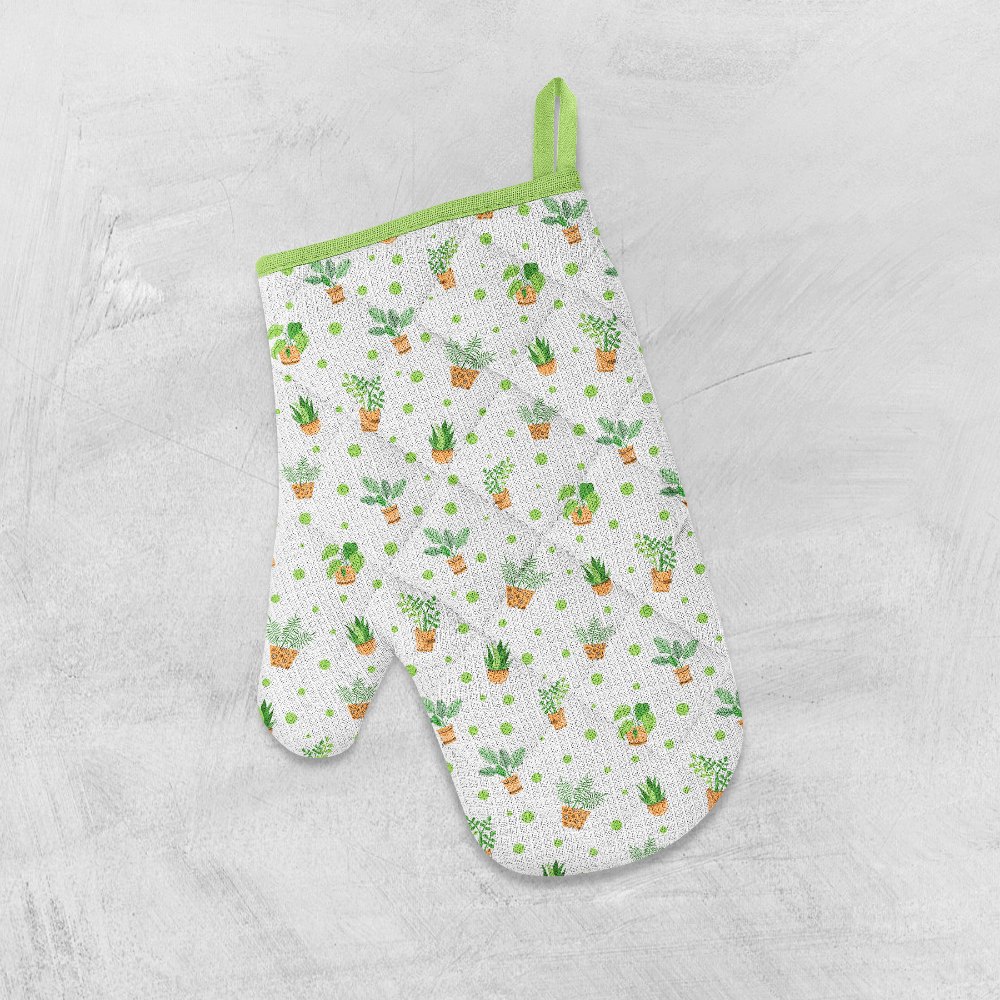 Cotton Oven Mittens