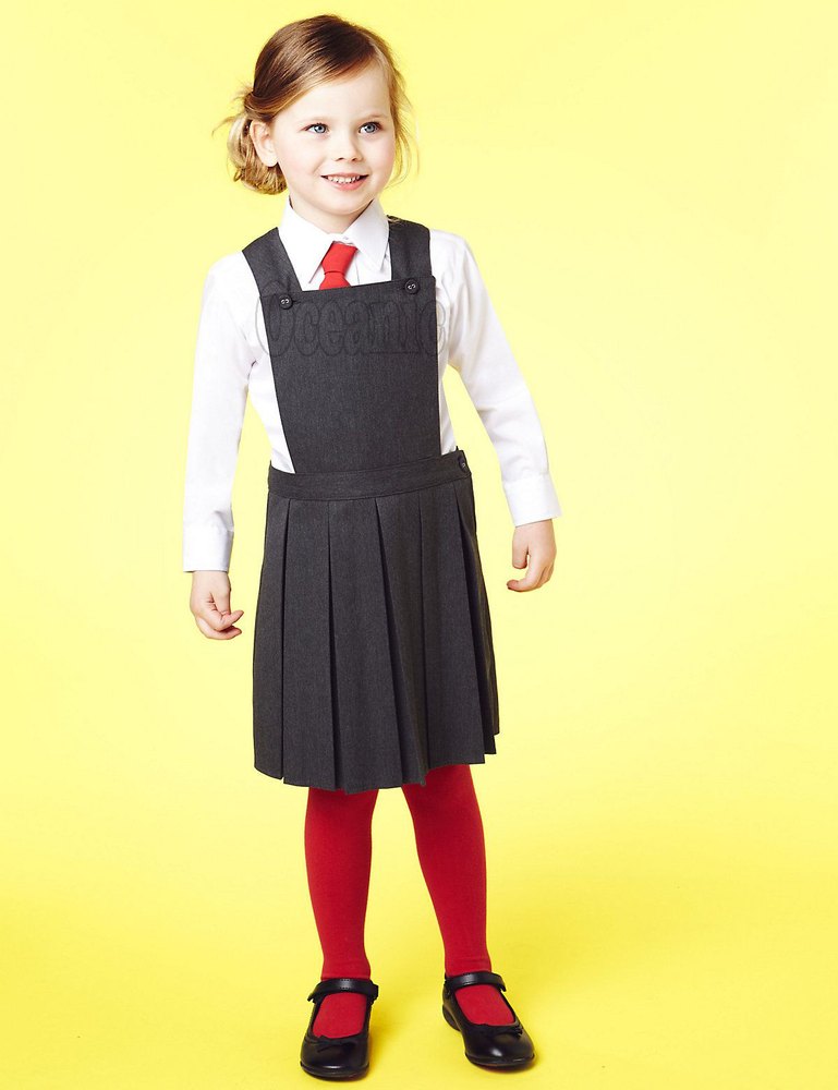 Plain School Pinafores, Age Group: Upto 14 Years img