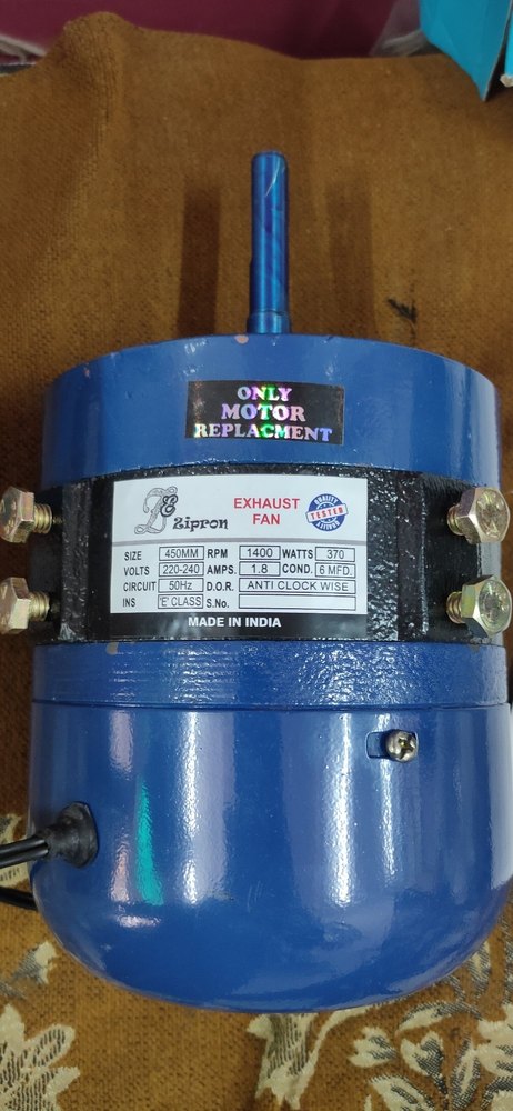AC Single Phase Exhaust Fan Motor, 220-240 V, 1.5 Hp(motor)