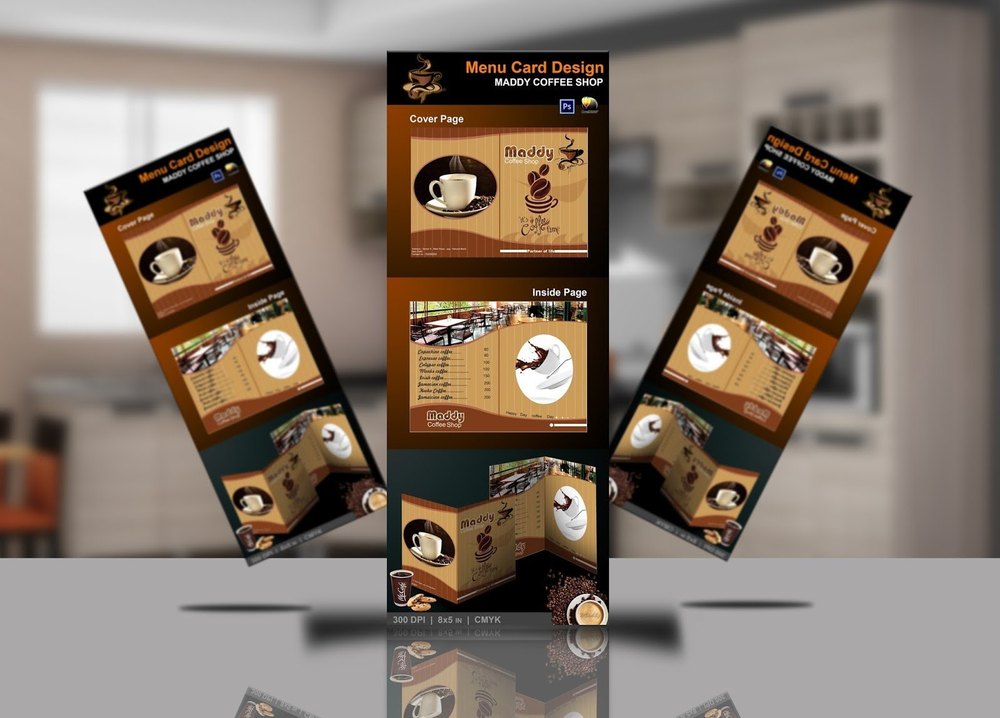 Menu Card Designing Service