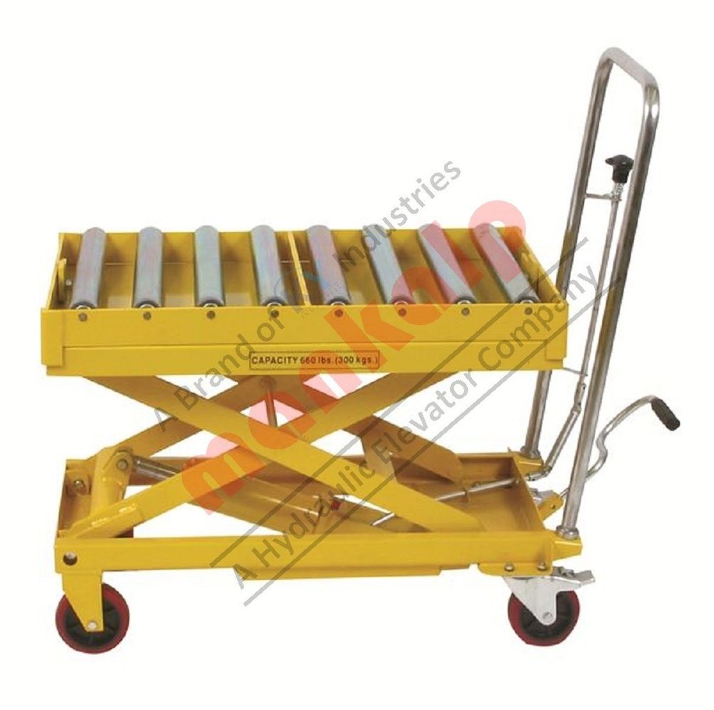 Mankalp Hydraulic Die Loader Scissor Trolley, For Industrial, Lifting Capacity: 1 Ton