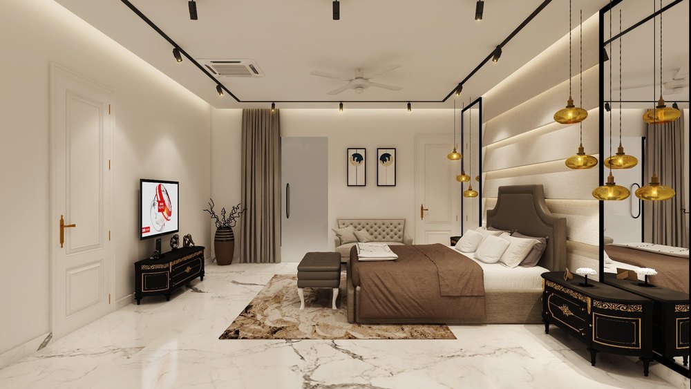 Residential 3d Interior Rendering Services, Work Provided: Wood Work & Furniture