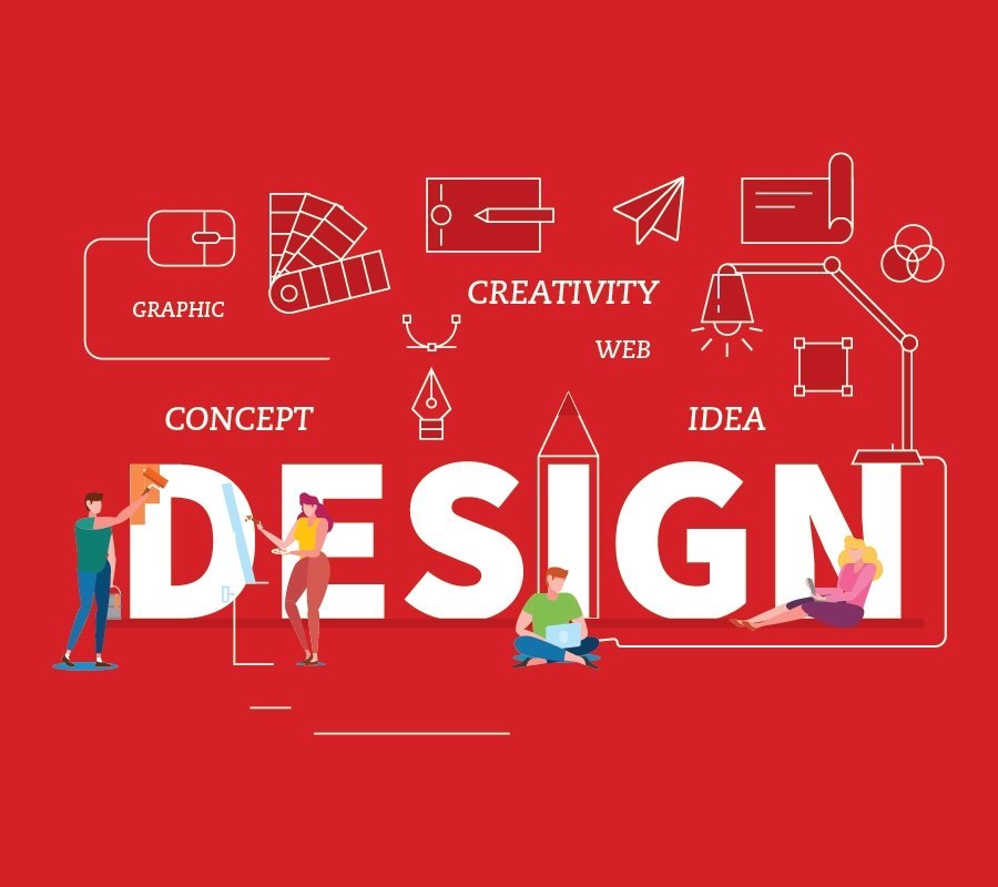 Posters and Banner Industrial Graphic Design