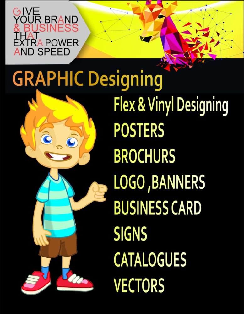 Posters and Banner DTP or Graphic Designing Service