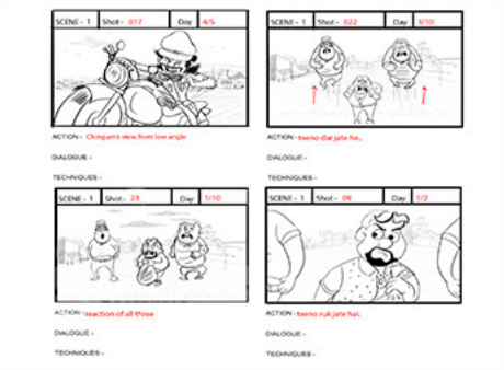 Story Boarding And Illustration