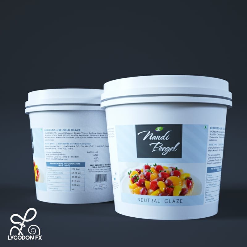 Nandi Brand Cold Glaze, For Bakery, Packaging Size: 200 Gms, 1 Kg & 2.5 Kgs