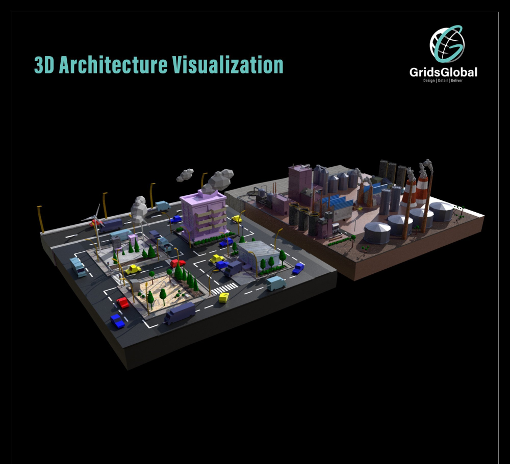 Obj 3d_modeling Design Services 3D Isometric Illustration, in Pan India