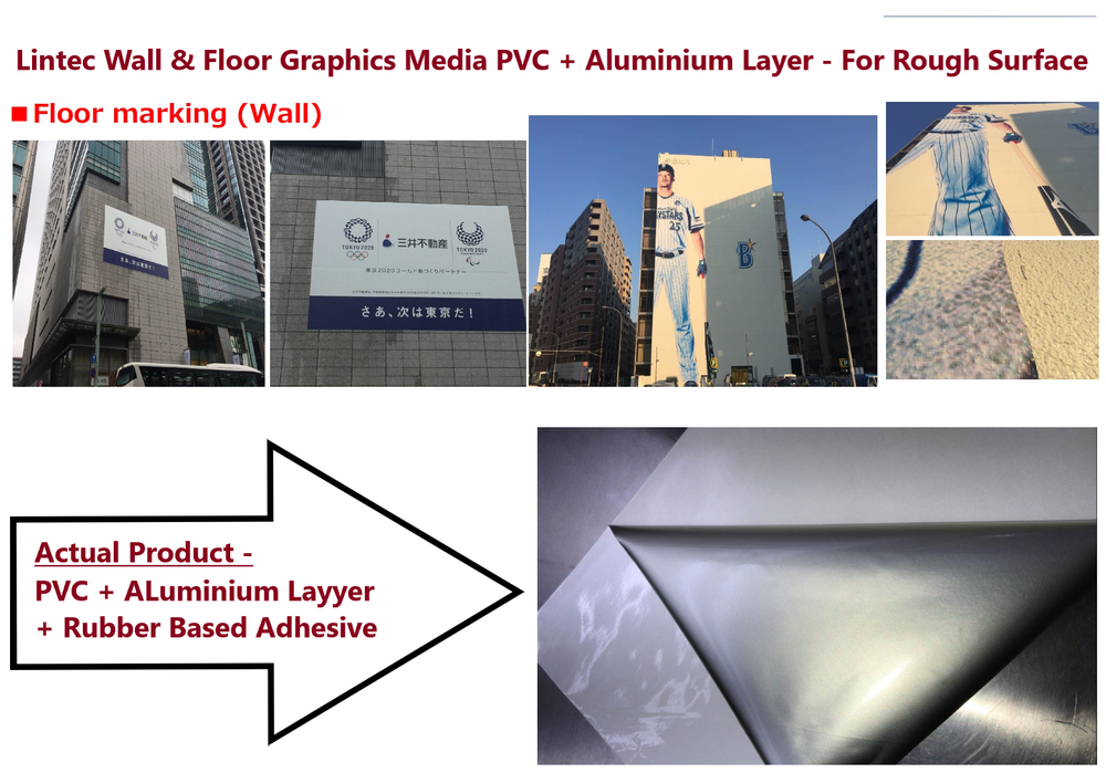Wall & Floor Graphics Media - PVC Aluminium Layer For Rough Surface