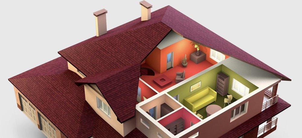 2d Drawings of interior and exterior projects