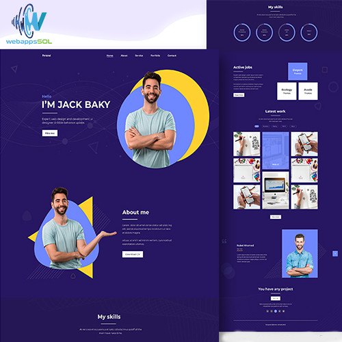 PHP/JavaScript Portfolio Site Design Service with Chat Support