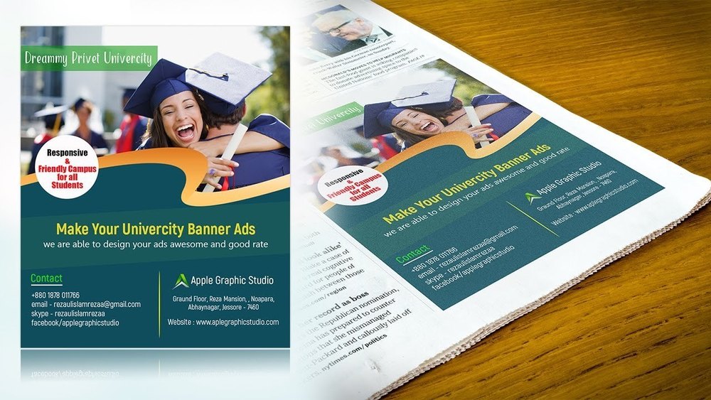 Magazine Ads Designing Services