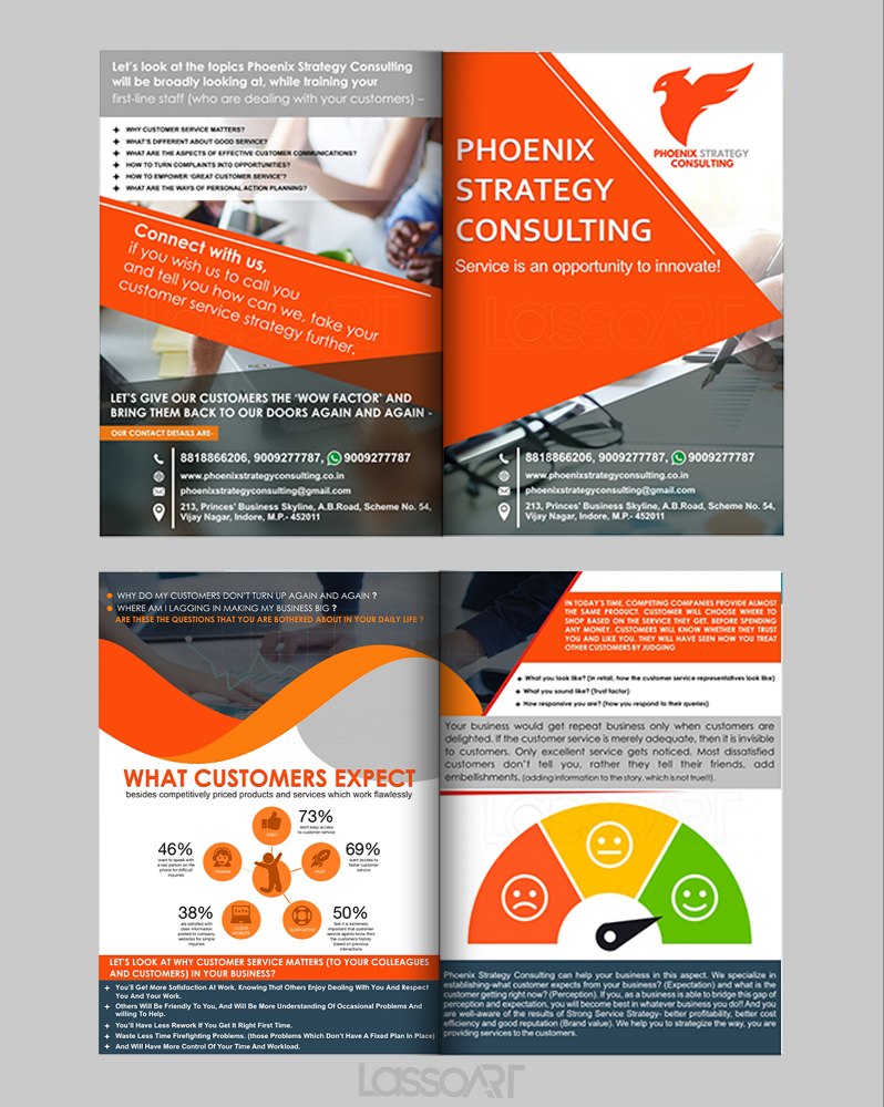Paper A4 Size Brochure Printing