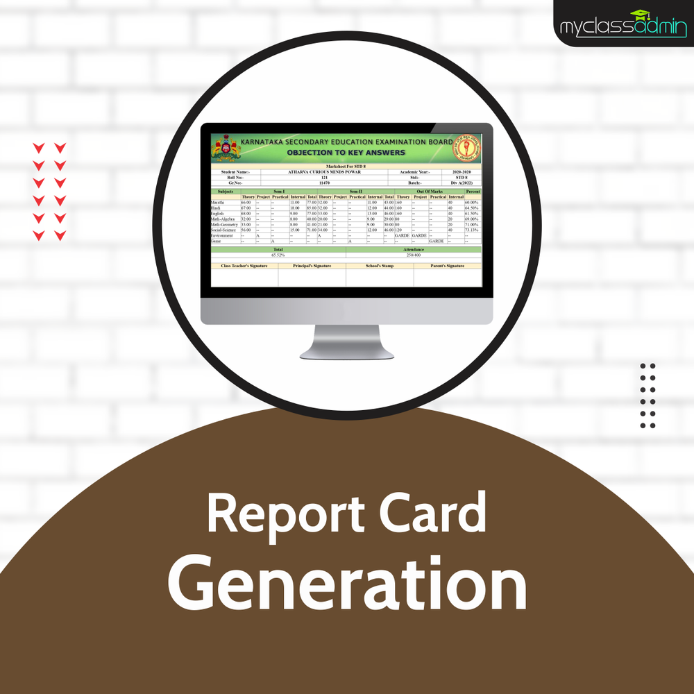 Reoprt Card Generation