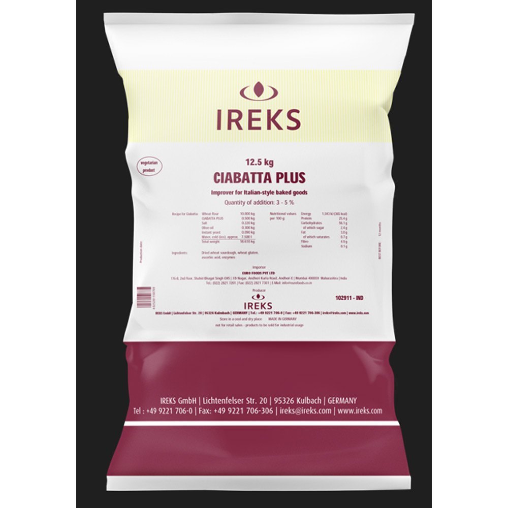 Ireks Ciabatta Plus, Packaging Type: Bag, Packaging Size: 12 Kg