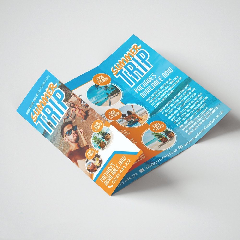 One Time Brochure Design Service
