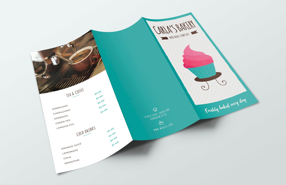 170 - 300 Gsm Three Fold Brochure