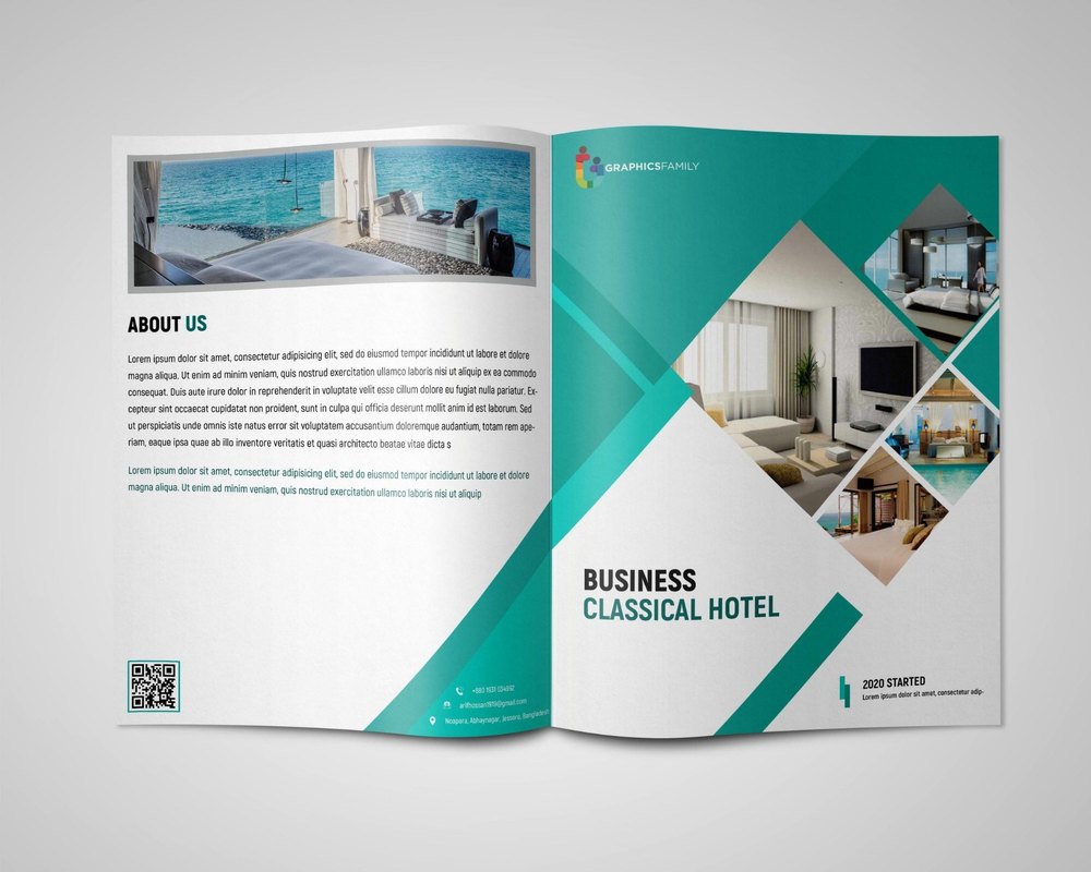 1 Year Paper, Plastic Business Brochure Designing Service (Bi-Fold, Tri-Fold), In A Month