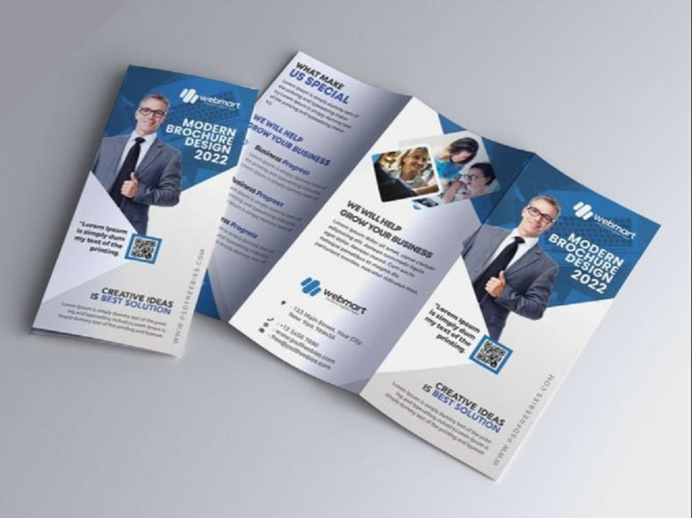 Paper Rectangle Tri-Fold Brochure