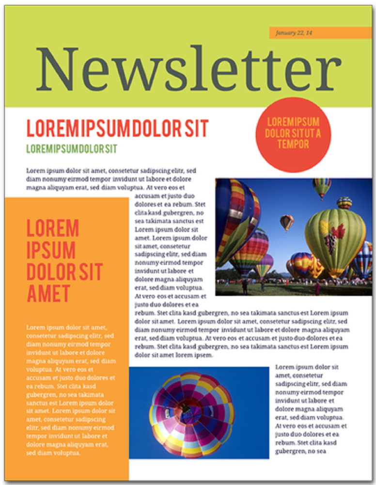 Project Base Newsletters Design Service