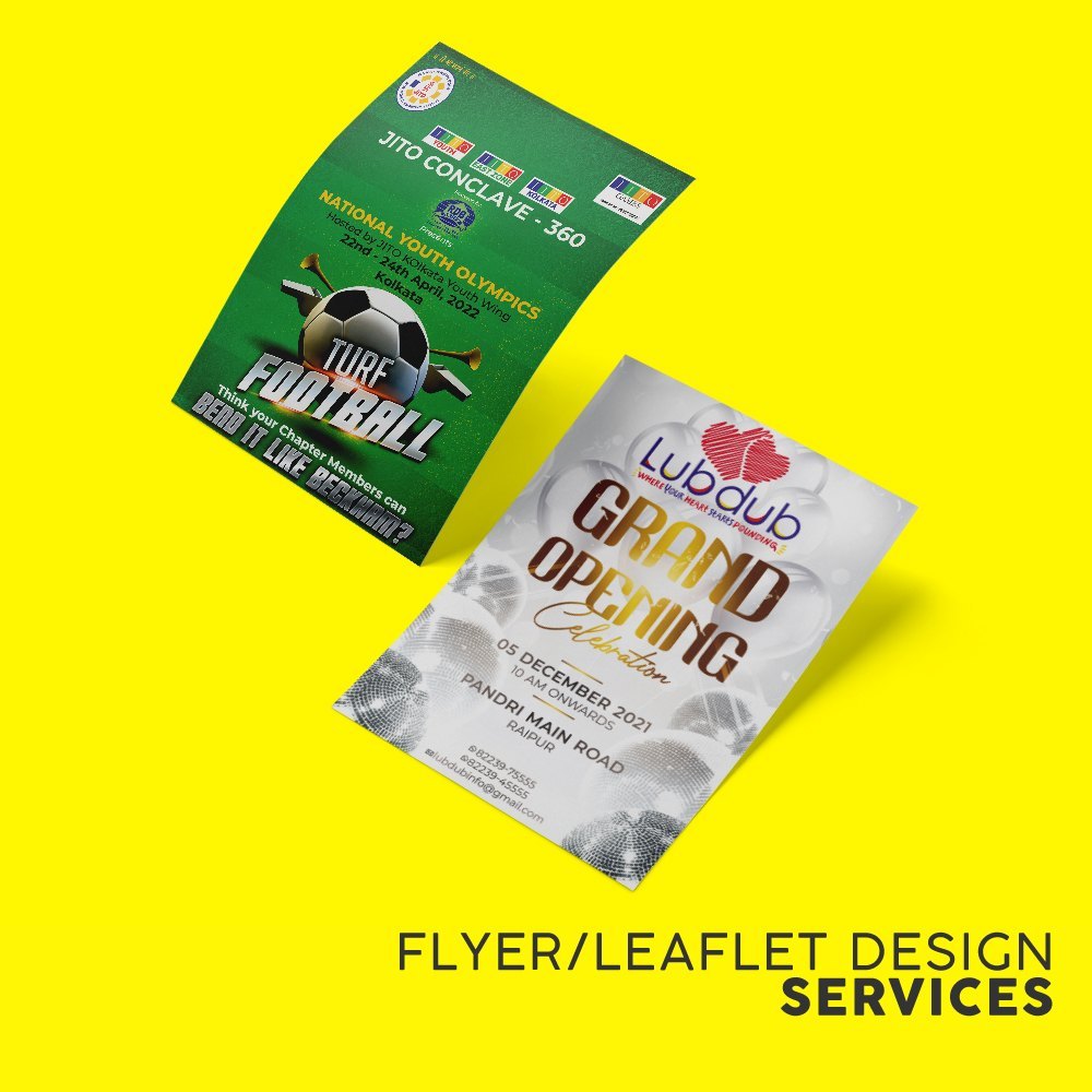 3-5 Days Leaflet Flyer Designing Service