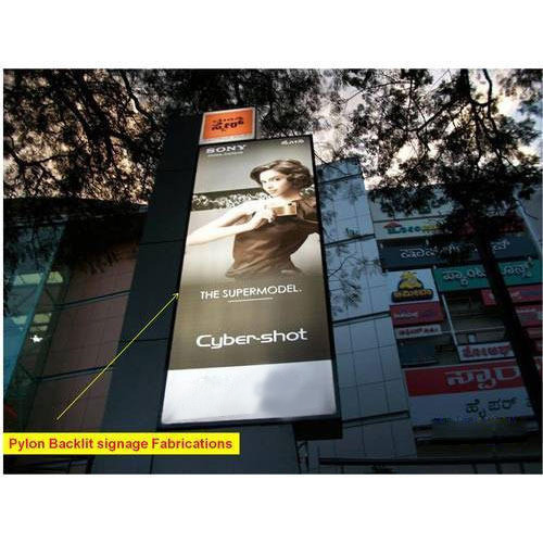 Pylon Backlit Signage Fabrication Service