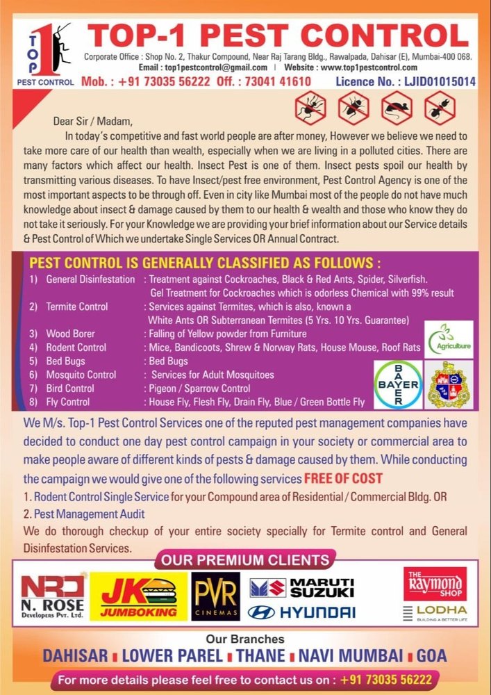 General Pest Management Services, in Maharashtra