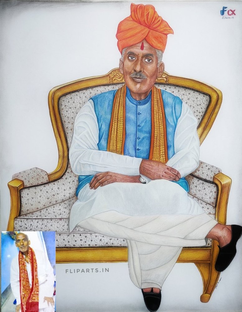 Professional Quality Paper Old Photo Restoration sketch (colourful)
