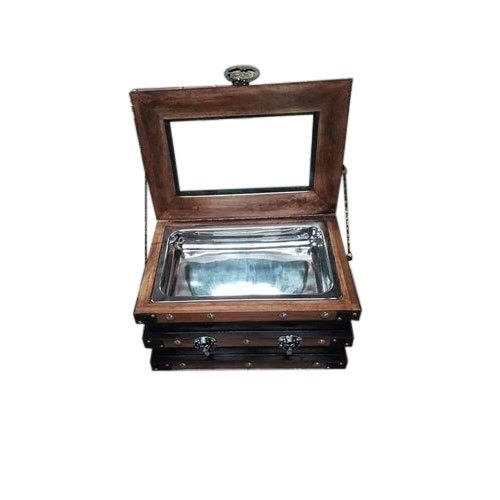 Service Curry Box Wooden Craft