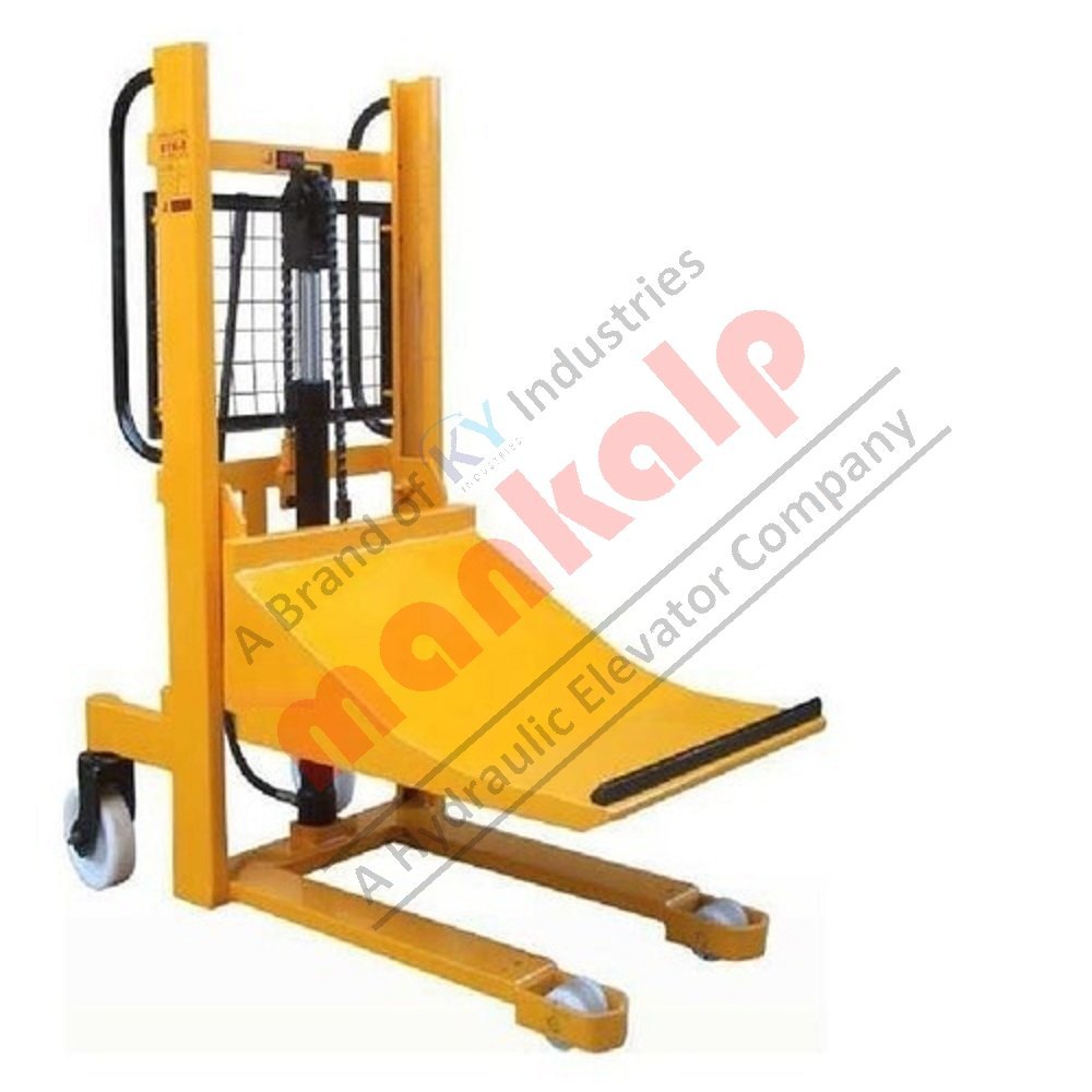 Mankalp Mild Steel Manual Paper Reel Stacker, For Material Handling