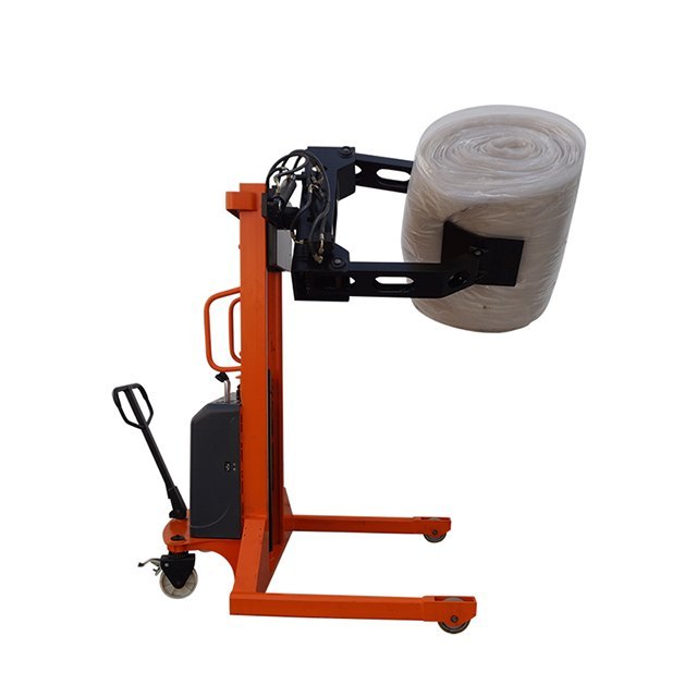 Steel Radhe semi Paper Reel Clamp Forklift Stacker, For Industrial, Power 12 V