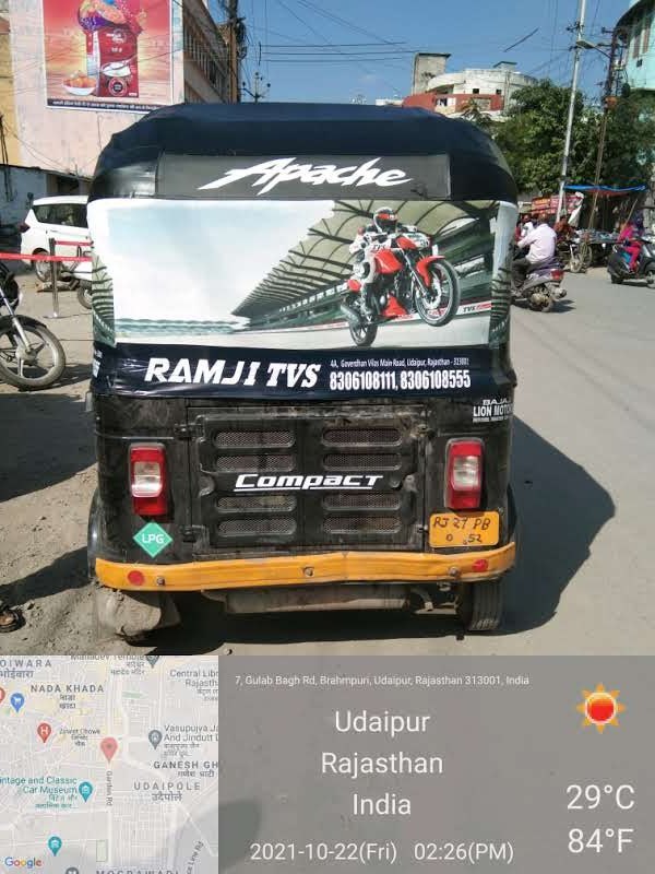 Advertising Outdoor Auto Hood Branding Service, Mode Of Advertising: Offline