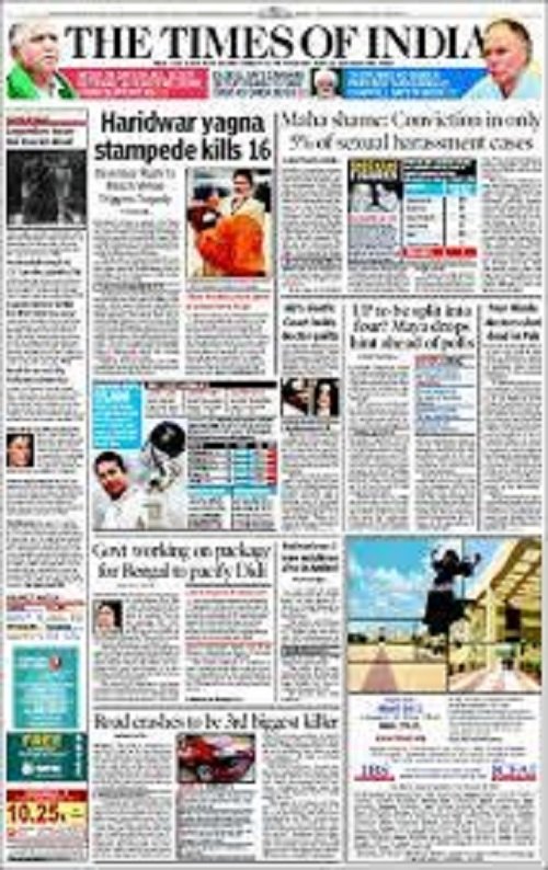 News Paper Advertisement, Mode Of Advertising: Offline