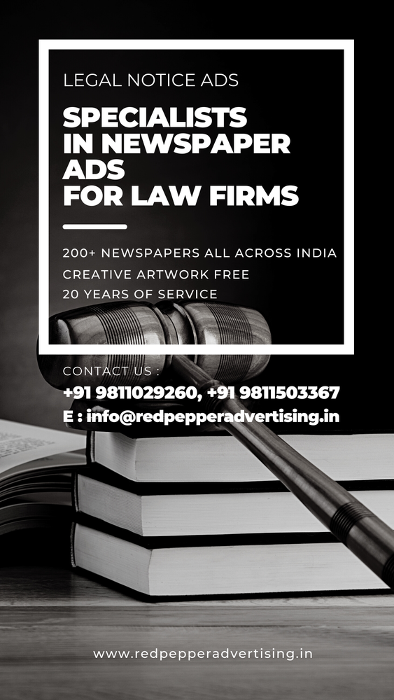 Newspaper Classified Advertising, in India