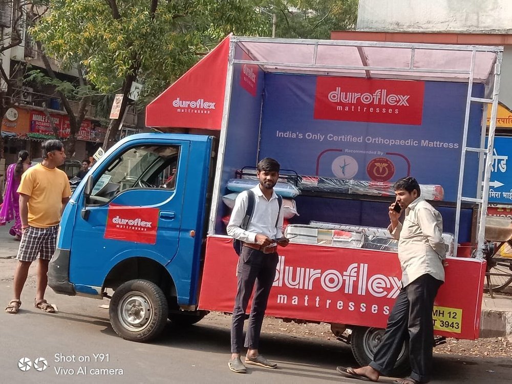 Outdoor Advertisement Van Promotion