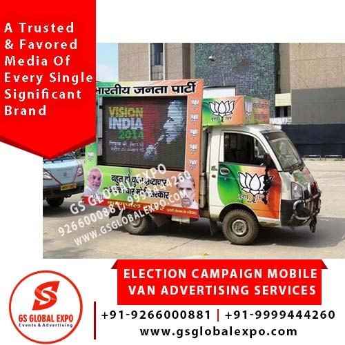 Outdoor Election Campaign Mobile Van Advertising Services, In Delhi Ncr