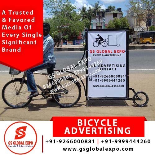 Flex With Iron Frame Outdoor Bicycle Advertising, In Delhi Ncr
